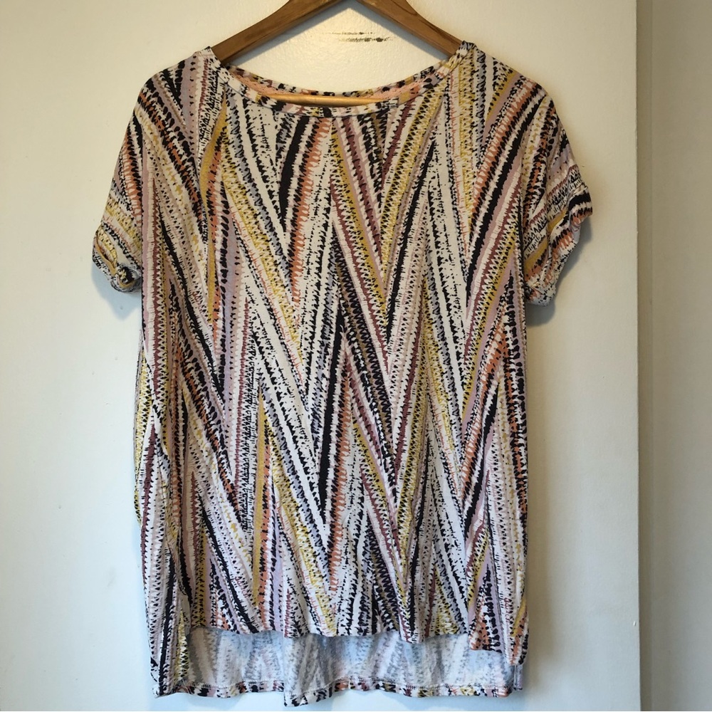 Striped Blouse T Shirt - Picture 2 of 4